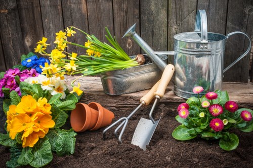Local transfer station handling garden waste for recovery and composting